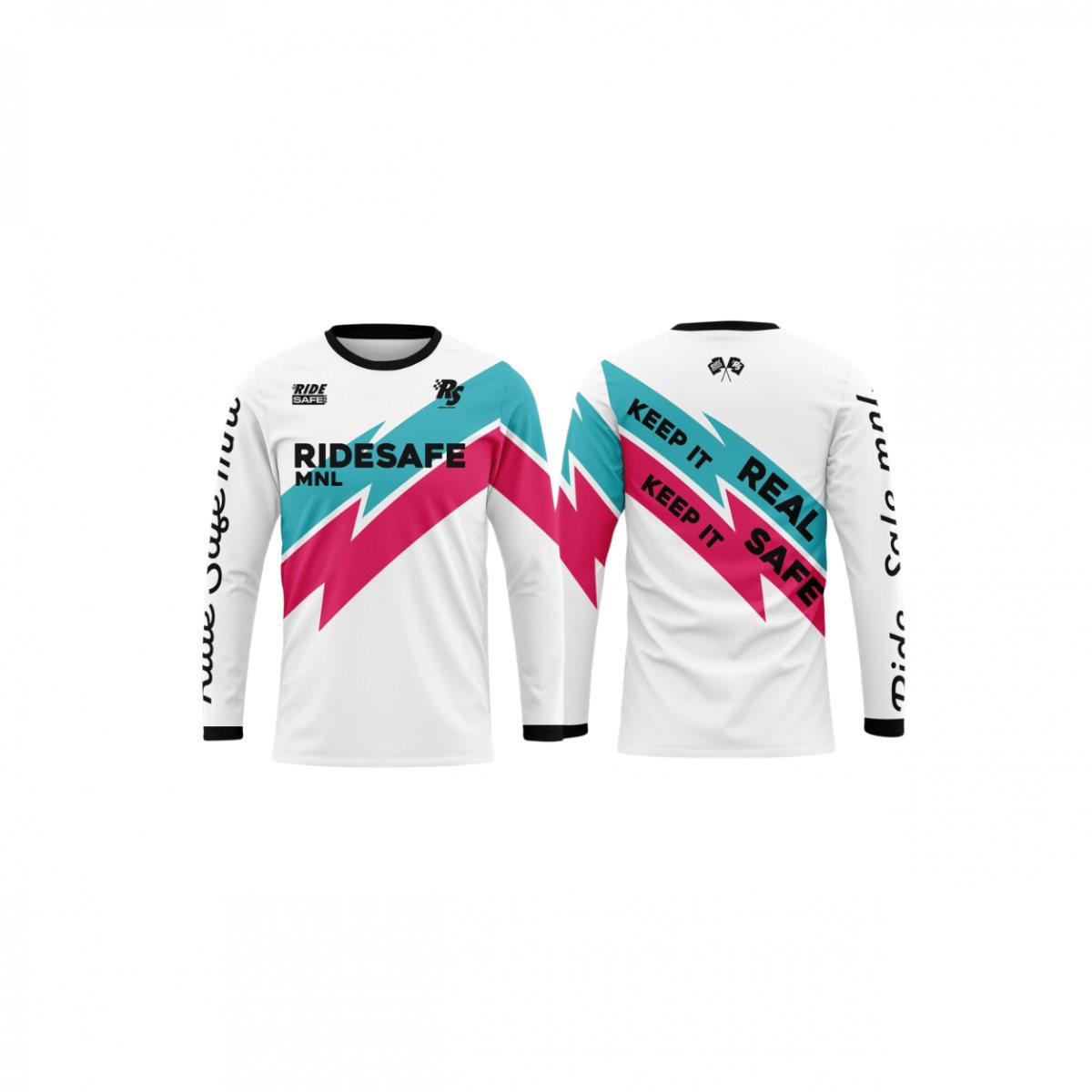 Ride Safe MNL Retro Bolt Riding Jersey